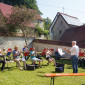 Der Posaunenchor begleitet den Gottesdienst