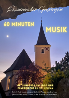 Plakat zum Auftrigg