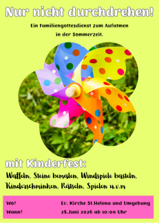 Ein Sommergottesdienst zum Aufatmen