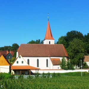 St. Helena vom Friedhof aus