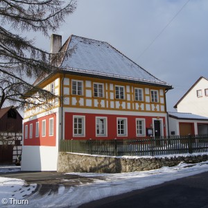 Gemeindehaus im Winter